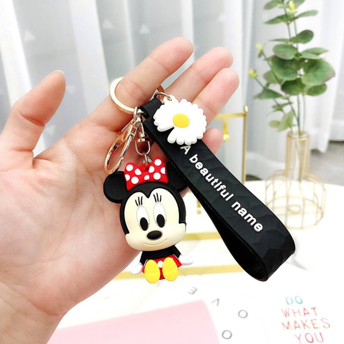 Wholesale Black Rubber Mouse Keychain（F）JDC-KC-Gongz024 Keychains 宫泽 Wholesale Jewelry JoyasDeChina Joyas De China