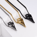 Wholesale Black Stainless Steel Necklace JDC-NE-Aimi010 Necklaces 爱米萝 Wholesale Jewelry JoyasDeChina Joyas De China