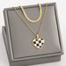 Wholesale Black Swan 18k Rose Gold Titanium Steel Necklace(F)JDC-NE-Kucai009 necklaces 酷彩 Wholesale Jewelry JoyasDeChina Joyas De China