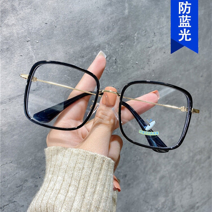 Wholesale Blue Light Blocking Metal Square Glasses Frames JDC-SG-PLS018 Sunglasses 普琳丝 Wholesale Jewelry JoyasDeChina Joyas De China