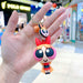 Wholesale Blue Metal Cartoon Powerpuff Girls Keychain （F）JDC-KC-Gongz012 Keychains 宫泽 Wholesale Jewelry JoyasDeChina Joyas De China