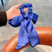 Wholesale blue silk hair ring JDC-HS-h412 Hair Scrunchies 妙德 5 Wholesale Jewelry JoyasDeChina Joyas De China