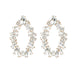 Wholesale bohemian style alloy rhinestone earrings JDC-ES-JL916 Earrings 氿乐 white Wholesale Jewelry JoyasDeChina Joyas De China