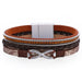 Wholesale Boho Rhinestone Braided Leather Bracelet JDC-BT-DHJ008 Bracelet 邓会君 Wholesale Jewelry JoyasDeChina Joyas De China