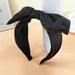 Wholesale Bow Knot Wide Brim Fabric Headband JDC-HD-O383 Headband 潮炫 black Wholesale Jewelry JoyasDeChina Joyas De China