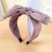 Wholesale Bow Knot Wide Brim Fabric Headband JDC-HD-O383 Headband 潮炫 pink Wholesale Jewelry JoyasDeChina Joyas De China