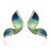 Wholesale Bright Butterfly Early Spring Rhinestone Earrings JDC-ES-GM003 Earrings 冈麦 ER17Y100M2 Wholesale Jewelry JoyasDeChina Joyas De China