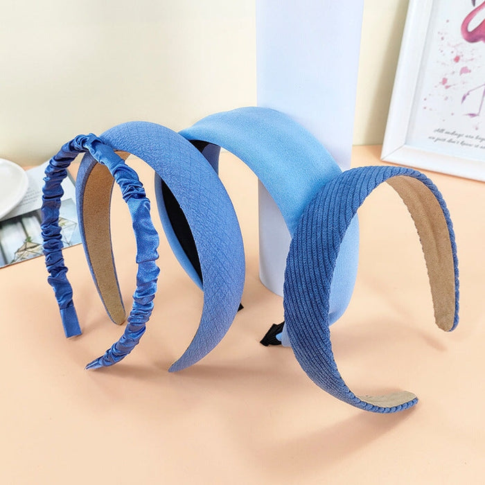 Wholesale Broad Brim Fabric Leather Headband JDC-HD-O387 Headband 潮炫 Wholesale Jewelry JoyasDeChina Joyas De China