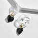Wholesale C Shape Hoop Rhinestone Set Alloy Zircon Earrings JDC-ES-Ruol001 Earrings 若龙 0196 black A11-2-2-5 Wholesale Jewelry JoyasDeChina Joyas De China