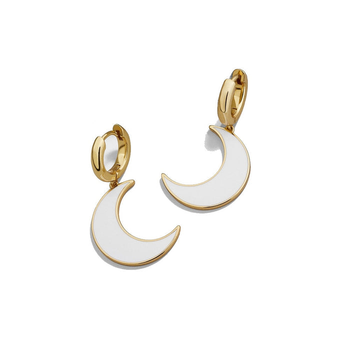 Wholesale C Shape Hoop Rhinestone Set Alloy Zircon Earrings JDC-ES-Ruol001 Earrings 若龙 20038 moon a8-3-4-5 Wholesale Jewelry JoyasDeChina Joyas De China