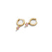 Wholesale C Shape Hoop Rhinestone Set Alloy Zircon Earrings JDC-ES-Ruol001 Earrings 若龙 20038 star a8-3-4-4 Wholesale Jewelry JoyasDeChina Joyas De China