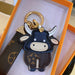 Wholesale Cartoon Classic Old Flower Cow Keychain Toy Bag Pendant Female Cute Male Couple Backpack Decorative Accessories Keychains JoyasDeChina Bullish B 0006688999 Wholesale Jewelry JoyasDeChina Joyas De China