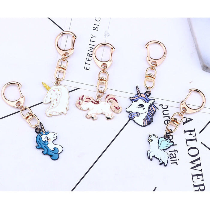 Wholesale Cartoon Color Enamel Pegasus Alloy Keychain JDC-KC-TianG002 Keychains 天高 Wholesale Jewelry JoyasDeChina Joyas De China