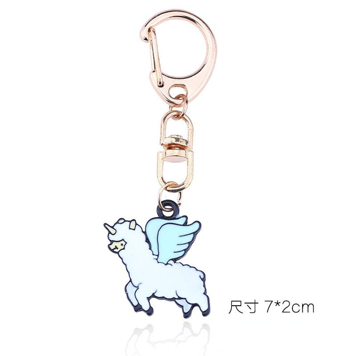 Wholesale Cartoon Color Enamel Pegasus Alloy Keychain JDC-KC-TianG002 Keychains 天高 CNM Wholesale Jewelry JoyasDeChina Joyas De China