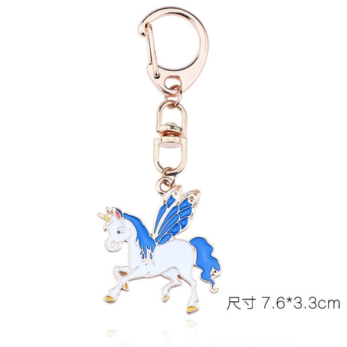 Wholesale Cartoon Color Enamel Pegasus Alloy Keychain JDC-KC-TianG002 Keychains 天高 FM Wholesale Jewelry JoyasDeChina Joyas De China