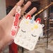 Wholesale Cartoon Decompression Coin Purse Silicone Keychain JDC-KC-FeiRun025 Keychains 飞润 fangx white Wholesale Jewelry JoyasDeChina Joyas De China