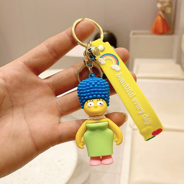 Wholesale Cartoon Doll PVC Silicone Alloy Keychain (F) JDC-KC-FeiRun026 Keychains 飞润 Wholesale Jewelry JoyasDeChina Joyas De China