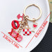 Wholesale Cartoon Oil Dropping Red Love Bag Red Lip Keychain Bag Jewelry Pendant Keychains JoyasDeChina Er880-drip oil red valentine's day wings love xoxo red lip keychain-12.7g Wholesale Jewelry JoyasDeChina Joyas De China