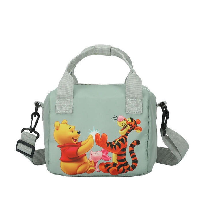 Wholesale cartoon printed canvas children's bag (F) JDC-SD-CMT013 Backpack JoyasDeChina Green winnie the pooh Wholesale Jewelry JoyasDeChina Joyas De China