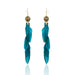 Wholesale Chain Tassel Alloy Boho Feather Earrings JDC-ES-Daiq003 Earrings 黛茜 Wholesale Jewelry JoyasDeChina Joyas De China