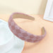 Wholesale checkerboard sponge fabric headband JDC-HD-O381 Headband 潮炫 Wholesale Jewelry JoyasDeChina Joyas De China