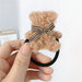 Wholesale coffee Plush hair circle JDC-HS-Jiax006 Hair Scrunchies 佳芯 Wholesale Jewelry JoyasDeChina Joyas De China