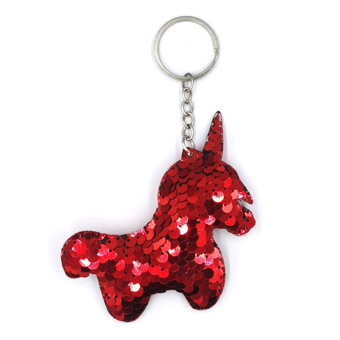 Wholesale Colorful Sequin Pony Keychain JDC-KC-QiShi001 Keychains 奇释 Wholesale Jewelry JoyasDeChina Joyas De China