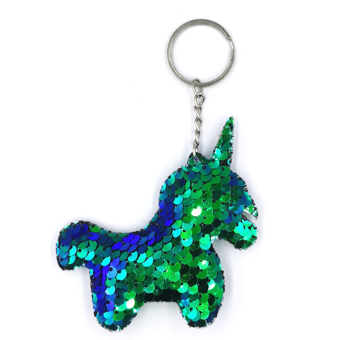 Wholesale Colorful Sequin Pony Keychain JDC-KC-QiShi001 Keychains 奇释 Wholesale Jewelry JoyasDeChina Joyas De China