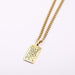 Wholesale Constellation Pendant Stainless Steel Gold Plated Necklace JDC-NE-Jif052 Necklaces 集沣 chunvzuo Wholesale Jewelry JoyasDeChina Joyas De China