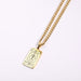 Wholesale Constellation Pendant Stainless Steel Gold Plated Necklace JDC-NE-Jif052 Necklaces 集沣 shuangzizuo Wholesale Jewelry JoyasDeChina Joyas De China