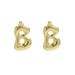 Wholesale copper plated 18k real gold bubble balloon 26 English letter earrings Earrings JoyasDeChina B Wholesale Jewelry JoyasDeChina Joyas De China