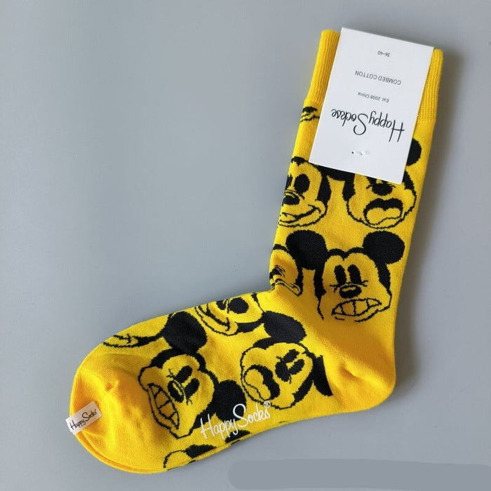 Wholesale cotton socks Cartoon Socks Couple Leg Socks Socks JoyasDeChina No. 5 One size fits all Wholesale Jewelry JoyasDeChina Joyas De China