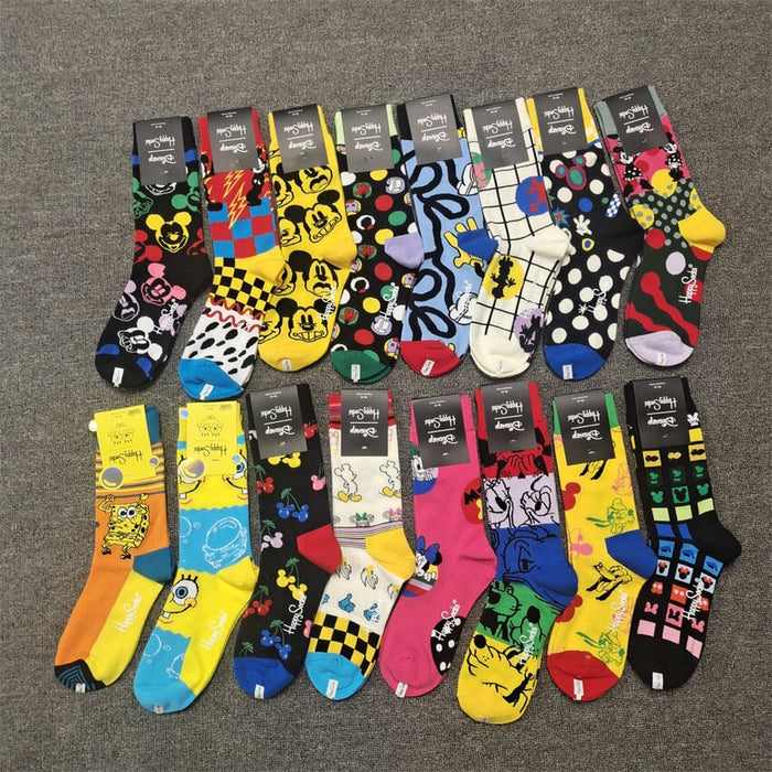 Wholesale cotton socks men's and women's high tube tide cotton socks Socks JoyasDeChina Wholesale Jewelry JoyasDeChina Joyas De China