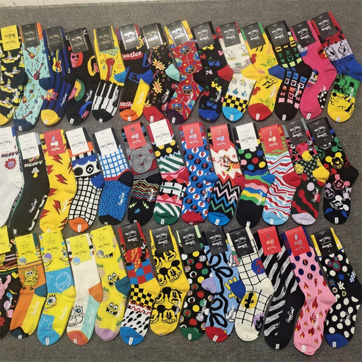 Wholesale cotton socks men's and women's high tube tide cotton socks Socks JoyasDeChina Wholesale Jewelry JoyasDeChina Joyas De China