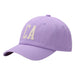 Wholesale Cotton Soft Top Baseball Hat JDC-FH-SiLi004 Fashionhat 思黎 Lavender adjustable Wholesale Jewelry JoyasDeChina Joyas De China