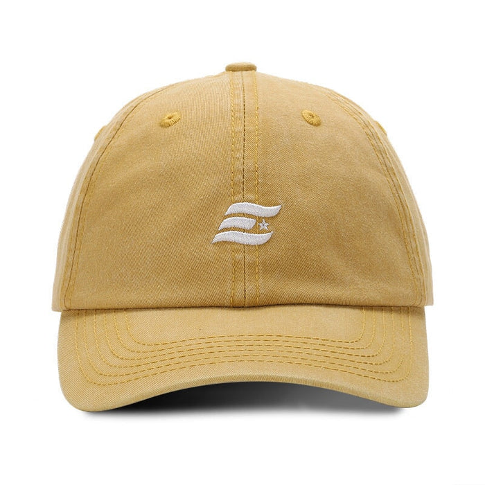 Wholesale Cotton Solid Color Peaked Hat Baseball Hat JDC-FH-SiLi001 Fashionhat 思黎 Turmeric adjustable Wholesale Jewelry JoyasDeChina Joyas De China