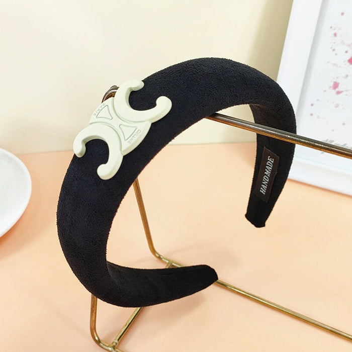 Wholesale Cotton Sponge Fashion Headband (F)JDC-HD-O379 Headband 潮炫 black Wholesale Jewelry JoyasDeChina Joyas De China