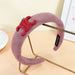 Wholesale Cotton Sponge Fashion Headband (F)JDC-HD-O379 Headband 潮炫 pink Wholesale Jewelry JoyasDeChina Joyas De China