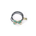 Wholesale crystal leather band JDC-HS-RQ004 Hair Scrunchies 瑞奇 Green bow Wholesale Jewelry JoyasDeChina Joyas De China