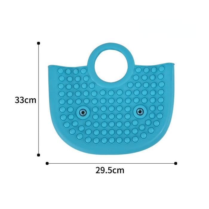 Wholesale Decompression Toy Silicone Handbag JDC-HB-Zhaox001 Handbags 朝夕 blue Wholesale Jewelry JoyasDeChina Joyas De China