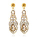 Wholesale diamond-set long alloy earrings JDC-ES-GSDB014 Earrings 丹比华比 Wholesale Jewelry JoyasDeChina Joyas De China