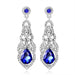 Wholesale diamond-set long alloy earrings JDC-ES-GSDB014 Earrings 丹比华比 Wholesale Jewelry JoyasDeChina Joyas De China