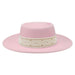 Wholesale Dome Woolen Hat Flat Brim Hat JDC-FH-Guanchuan005 Fashionhat 冠川 Pink M(56-58cm) Wholesale Jewelry JoyasDeChina Joyas De China