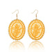 Wholesale Dream Catcher Woven Oval Pattern Alloy Earrings JDC-ES-Daiq004 Earrings 黛茜 Wholesale Jewelry JoyasDeChina Joyas De China