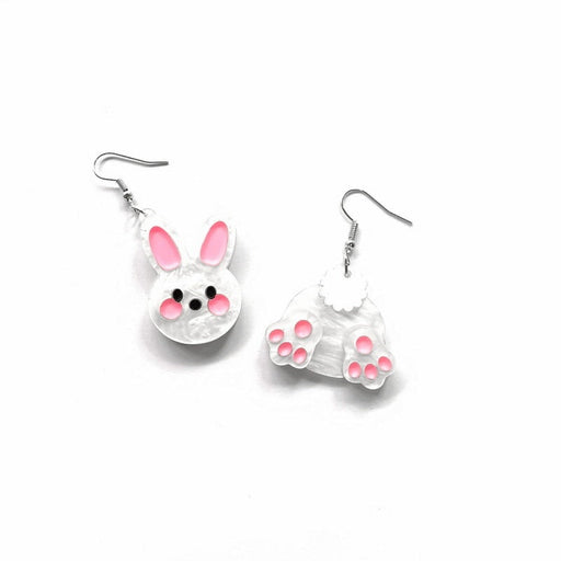 Wholesale Easter Asymmetric Bunny Butt Earrings JDC-ES-XUEP006 Earrings 雪帕 Wholesale Jewelry JoyasDeChina Joyas De China