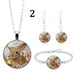 Wholesale Easter Bunny Alloy Silver Plated Glass Gemstone Necklace Bracelet Earrings Set JDC-ST-XuS001 Bracelet 溆水 Wholesale Jewelry JoyasDeChina Joyas De China