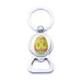 Wholesale Easter Bunny Alloy Silver Plated Glass Jewel Opener Keychain JDC-KC-XuS002 Keychains 溆水 XSWX1216-6 Wholesale Jewelry JoyasDeChina Joyas De China