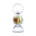 Wholesale Easter Bunny Alloy Silver Plated Glass Jewel Opener Keychain JDC-KC-XuS003 Keychains 溆水 Wholesale Jewelry JoyasDeChina Joyas De China