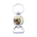 Wholesale Easter Bunny Alloy Silver Plated Glass Jewel Opener Keychain JDC-KC-XuS003 Keychains 溆水 XSWX1217-2 Wholesale Jewelry JoyasDeChina Joyas De China