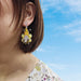 Wholesale Easter Christmas Goblin Daisy Dwarf Earrings JDC-ES-XUEP005 Earrings 雪帕 Yellow Wholesale Jewelry JoyasDeChina Joyas De China